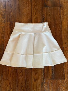 Robbi & Nikki by Robert Rodriguez Ivory Flared Circle Skirt